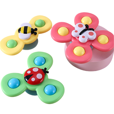 TwirlFun | Estimula la motricidad - Spinners coloridos con ventosa
